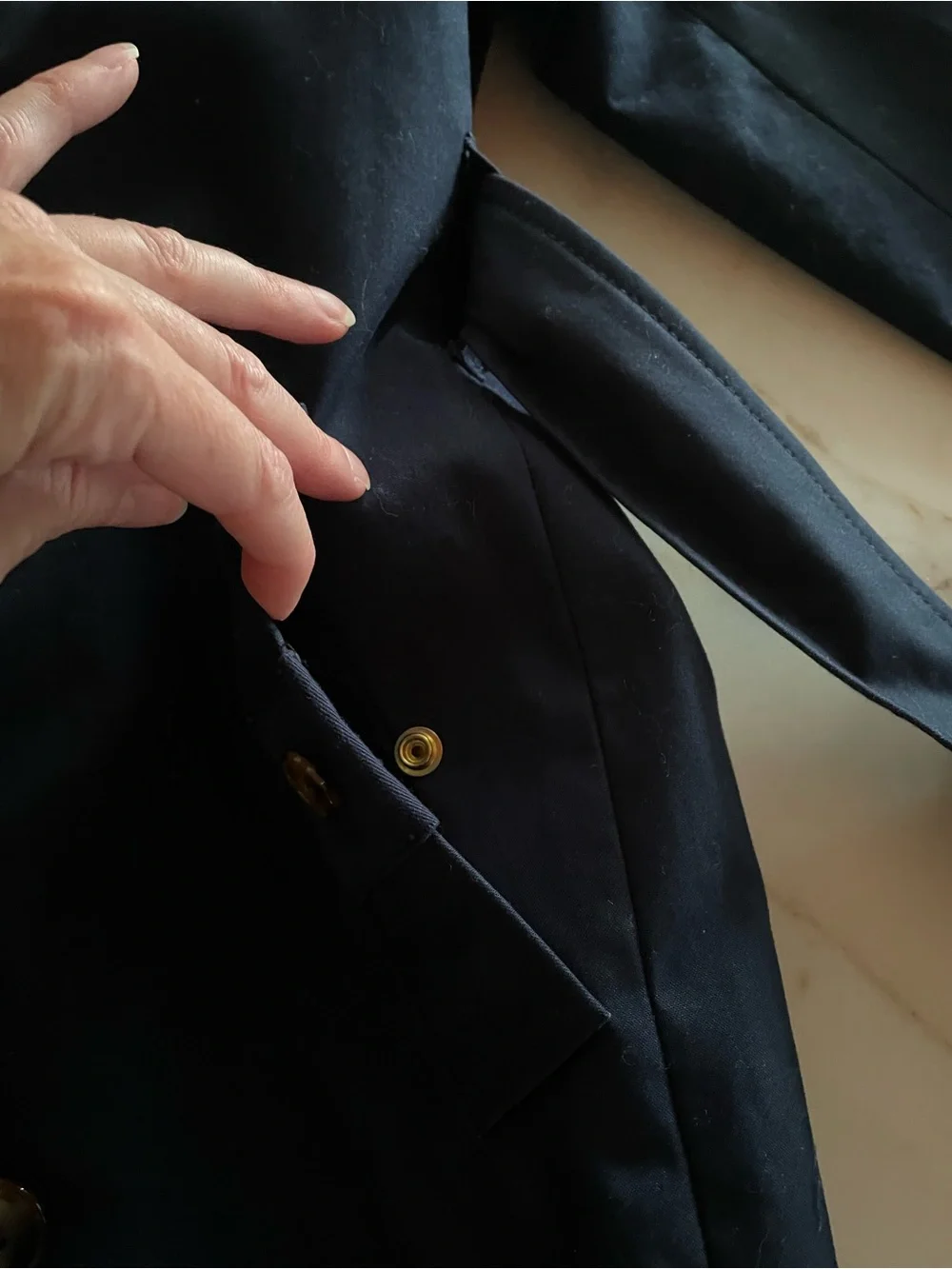 J crew trench coat
